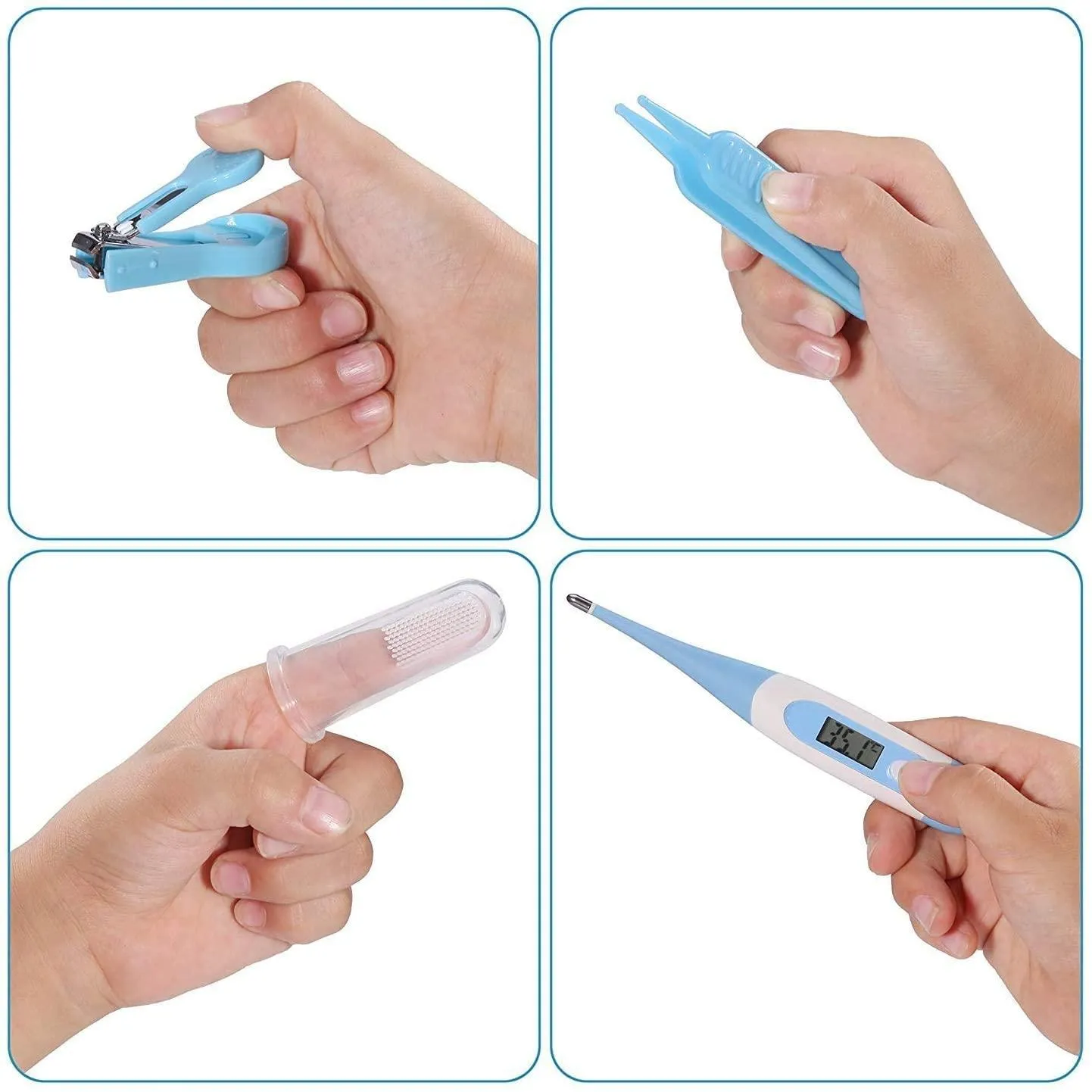 10PCS Newborn Baby Grooming Kit