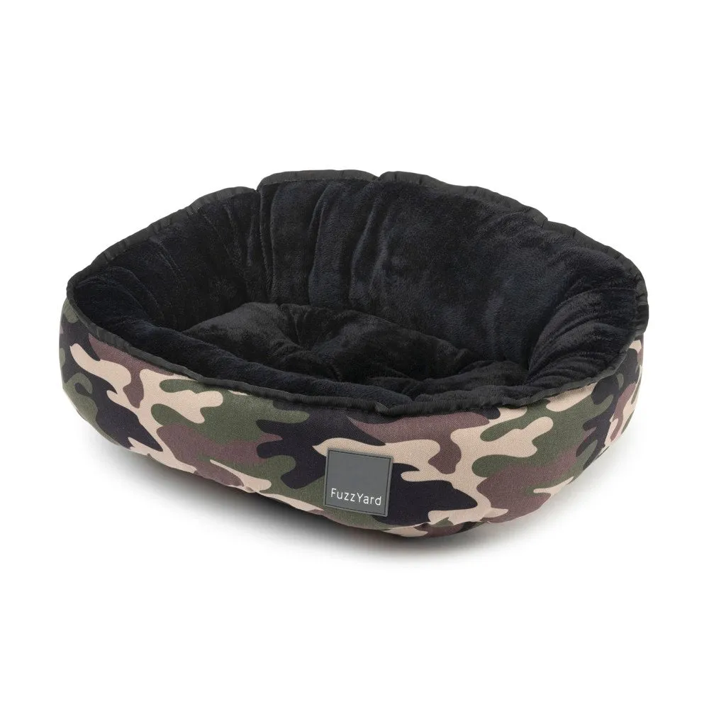 '18% OFF Small': FuzzYard Reversible Dog Bed (Camo)