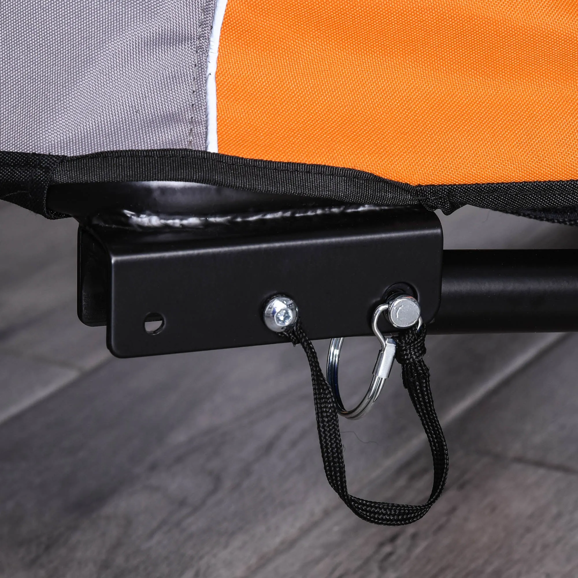 2-IN-1 Dog Bike Trailer Pet Carrier Stroller Reflector 140 x 71 x 105cm