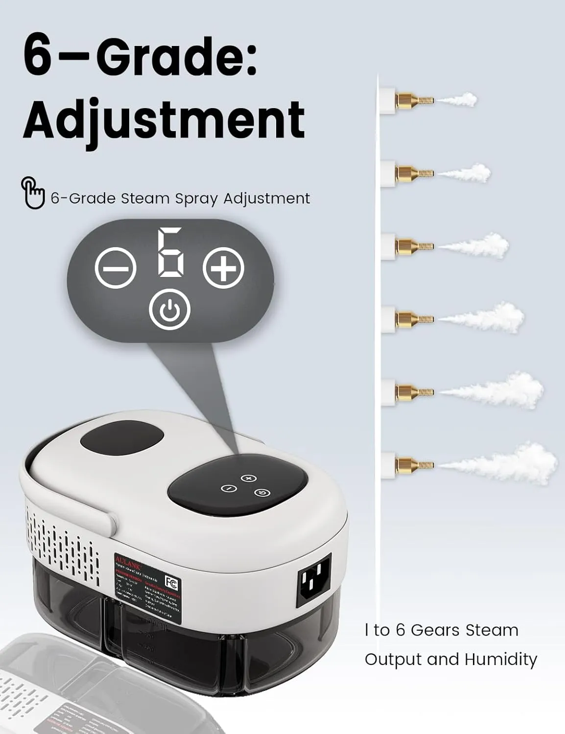 2500W Handheld Steam Cleaner,Portable Car Steamer For Auto Detailing,High-Temperature and Pressure Steam Cleaner For Home, Steam Cleaning Machine for Furniture,Kitchen,Grout,Floor,Tile (Green) (WHITE)