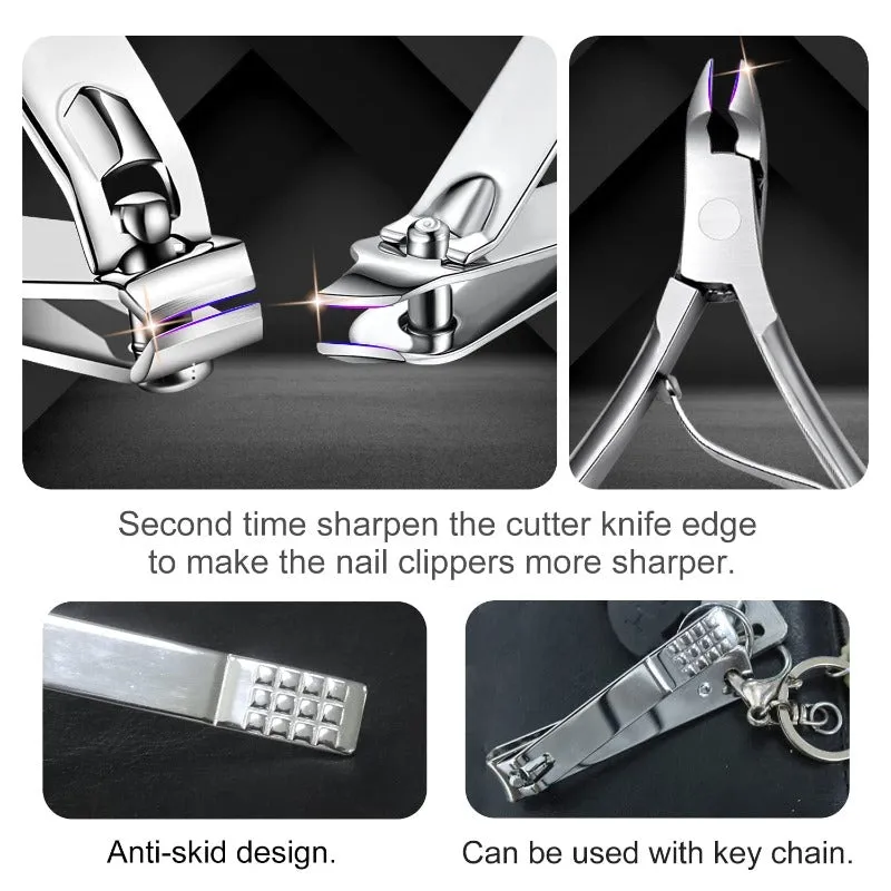 30Pcs Stainless Steel Professional Nail Care Manicure Kit
