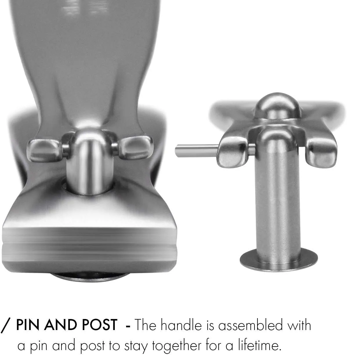 4712 - 8cm Large Nail Clippers FINOX® Surgical Stainless Steel by GERmanikure. Made in Solingen Germany