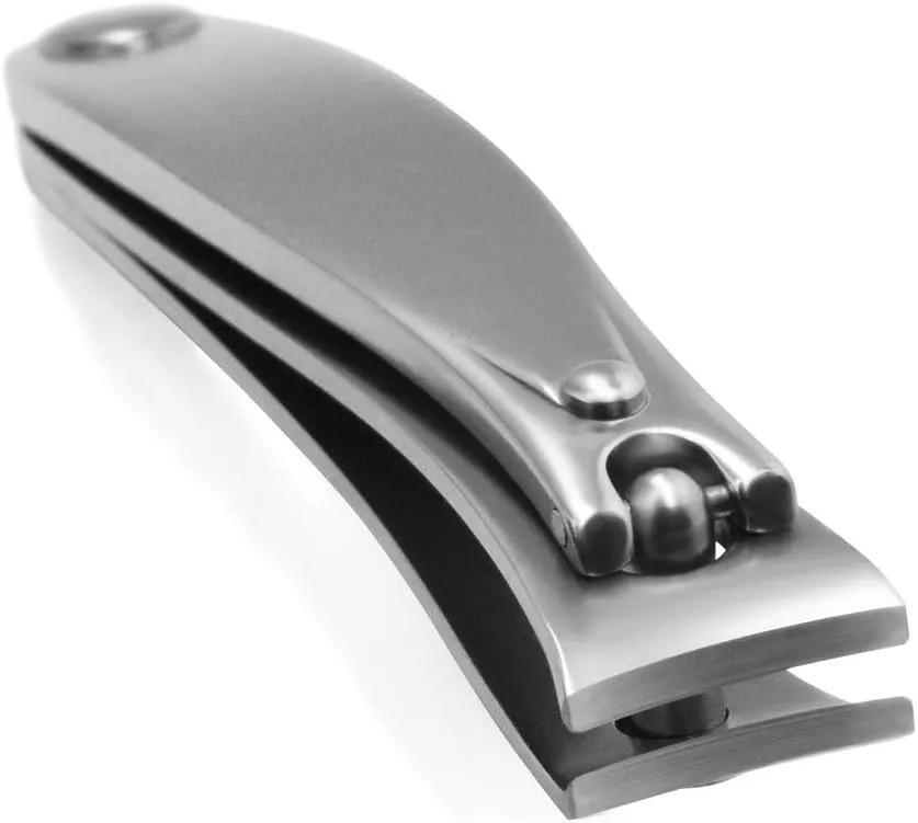 4712 - 8cm Large Nail Clippers FINOX® Surgical Stainless Steel by GERmanikure. Made in Solingen Germany