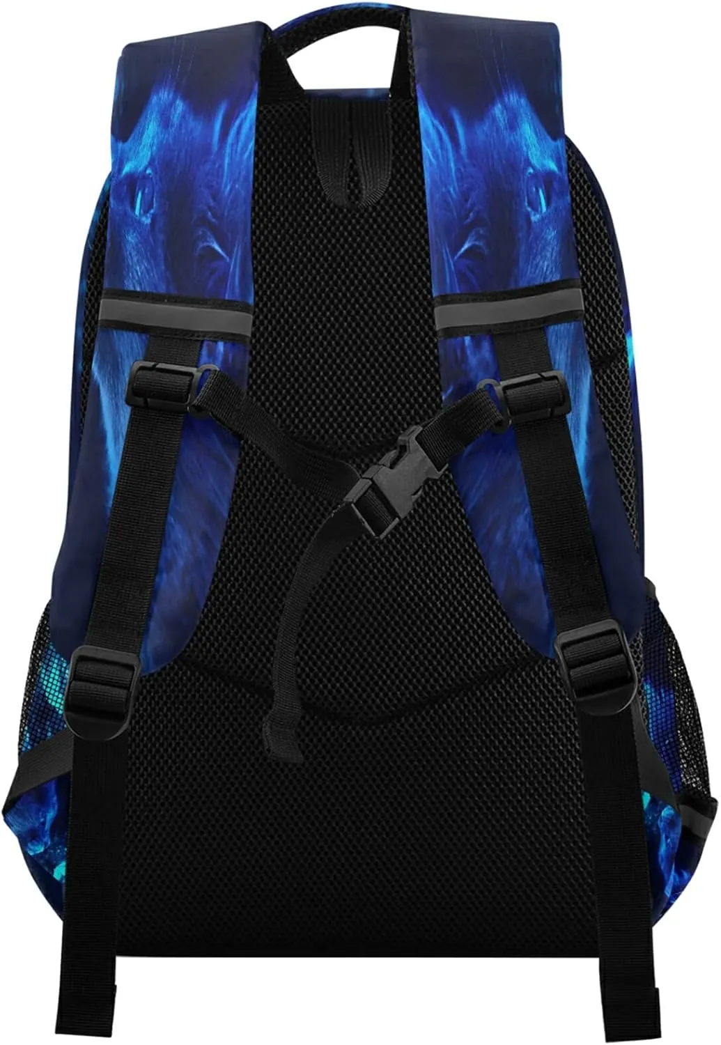ALAZA Cute Cat and Butterfly with Blue Light Backpacks Travel Laptop Daypack School Book Bag for Men Women Teens Kids