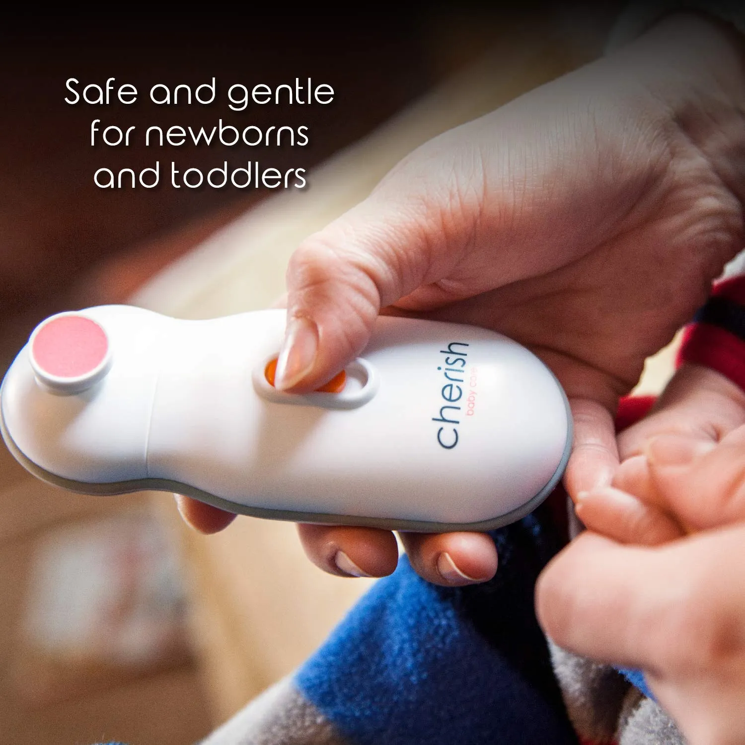 Baby Nail File Electric Nail Trimmer: Baby Nail Trimmer for Infant and Toddler: Safer Than Baby Nail Clippers - Baby Grooming Kit and Manicure Set