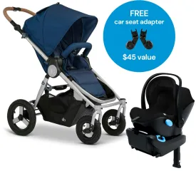 Bumbleride Era   Clek Liing Travel System - Maritime / Pitch Black