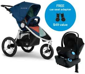 Bumbleride Speed   Clek Liing Travel System - Supernova / Pitch Black