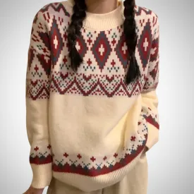 Caroline Fair Isle Knit Sweater