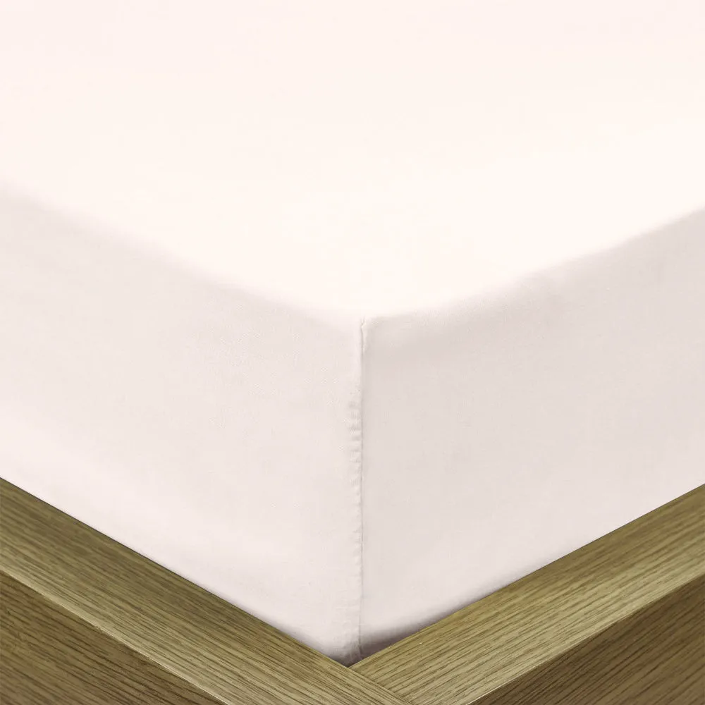 Cotton Home 1-piece Fitted Sheet Super Soft Ivory