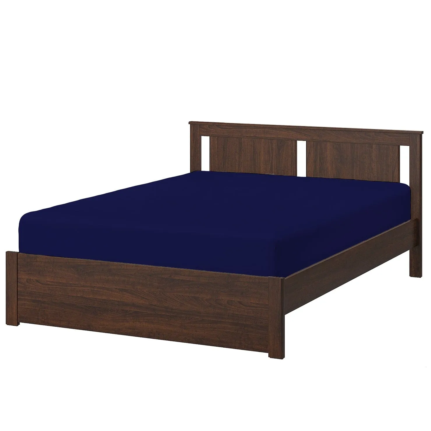 Cotton Home 1-piece Fitted Sheet Super Soft Navy Blue