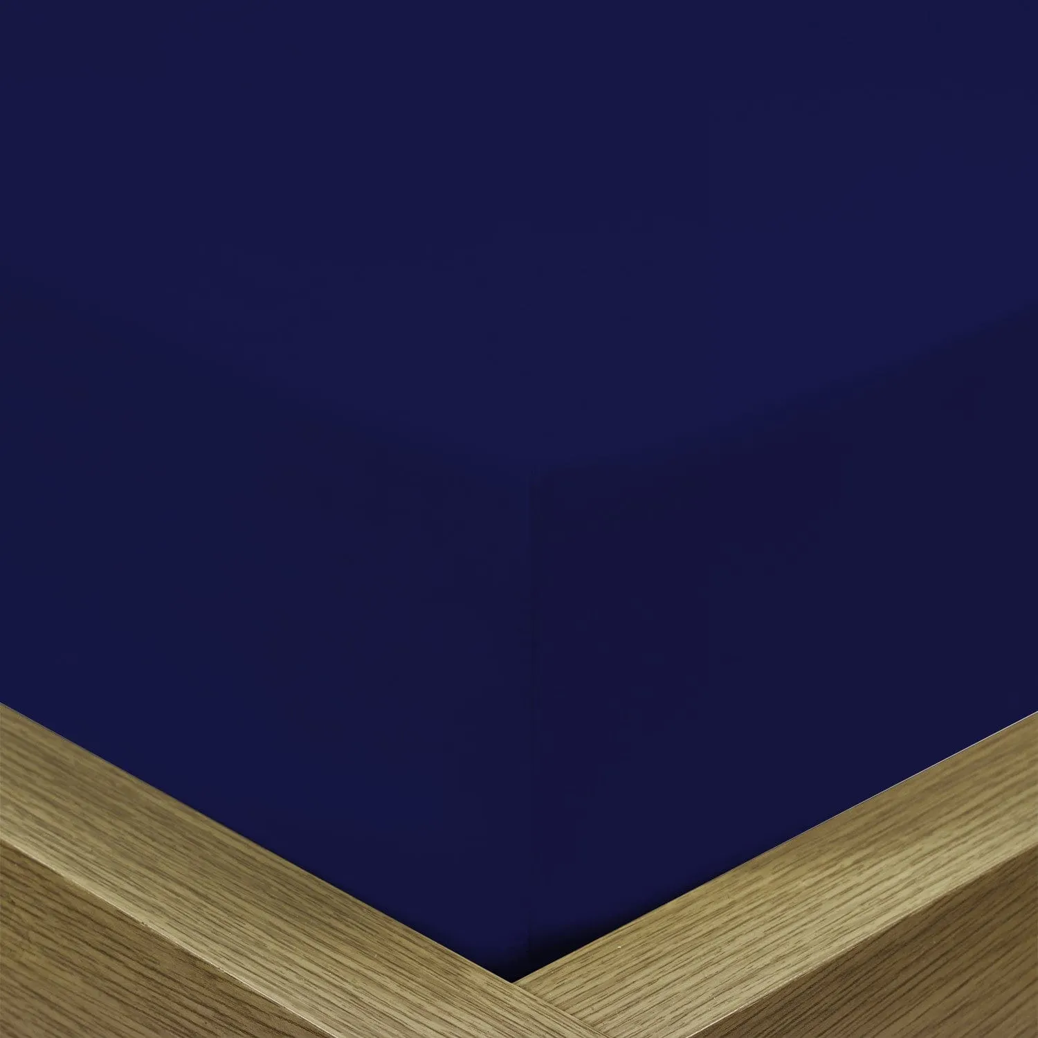 Cotton Home 1-piece Fitted Sheet Super Soft Navy Blue