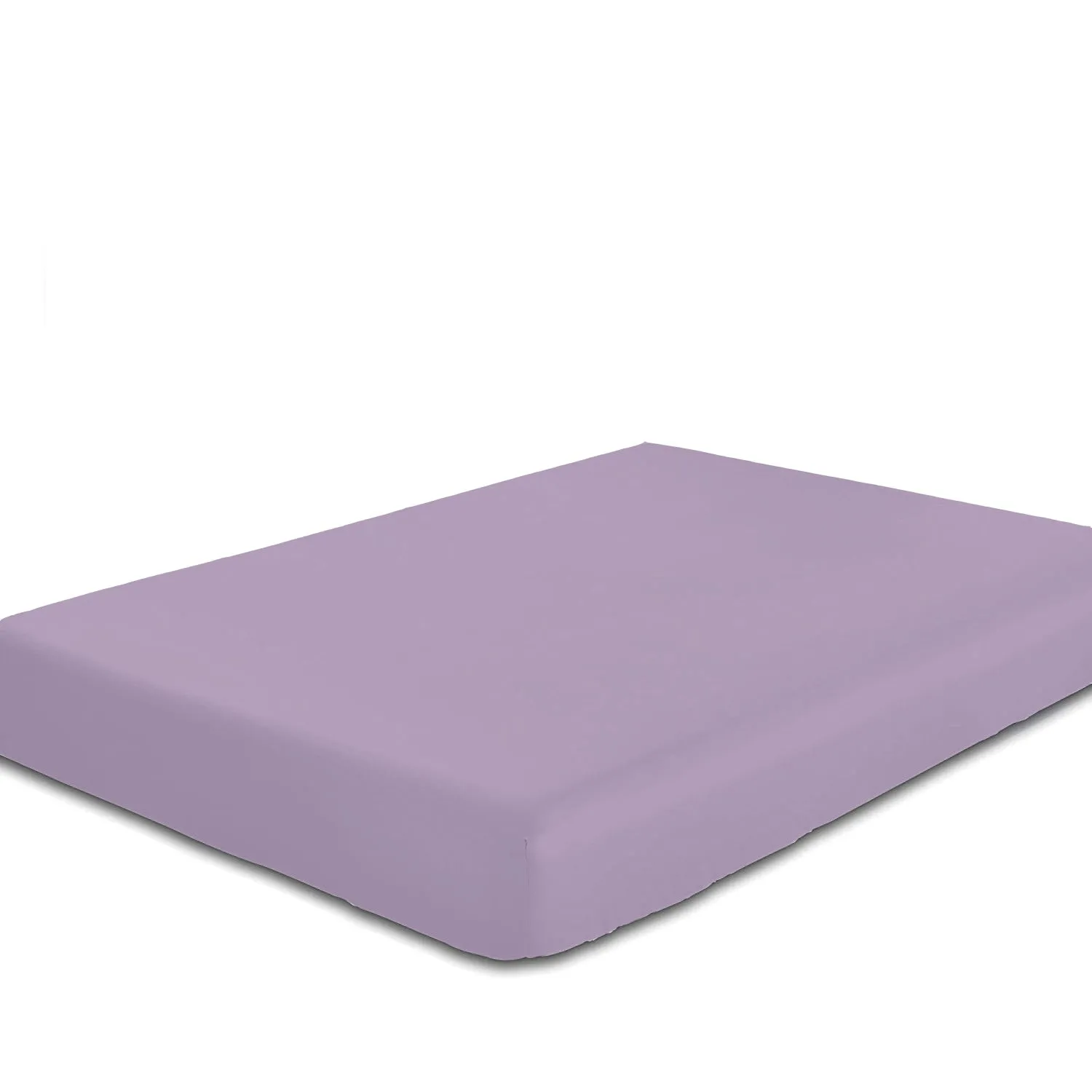 Cotton Home 1pc Fitted Sheet Super Soft Dark Purple