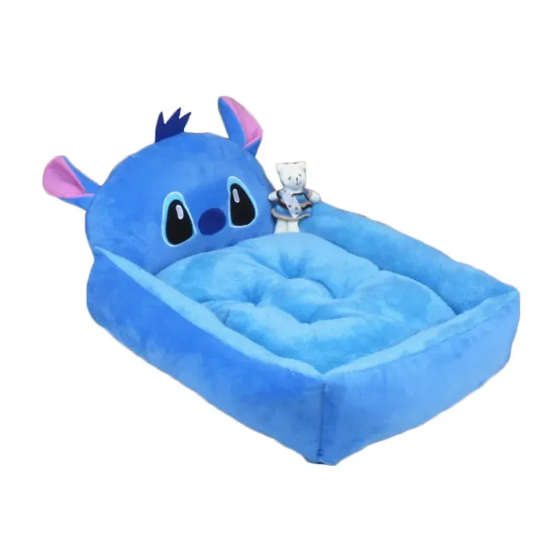 Cozy Cartoon Pet Bed for Small Pets