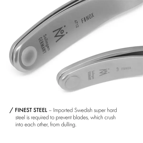 D4712 - 8cm Diabetic Large Nail Clippers FINOX® Surgical Stainless Professional Diabetic Foot Care Tools