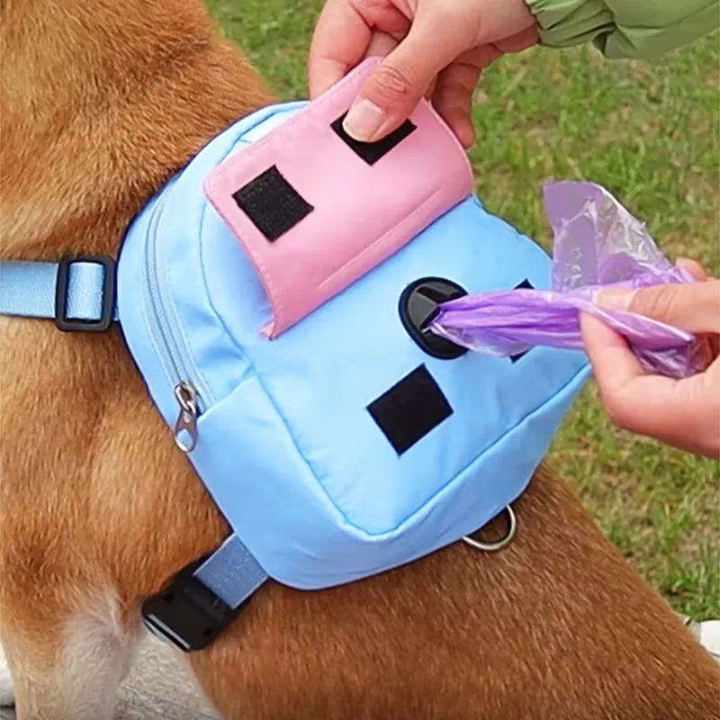 Dog Backpack Harness with Leash