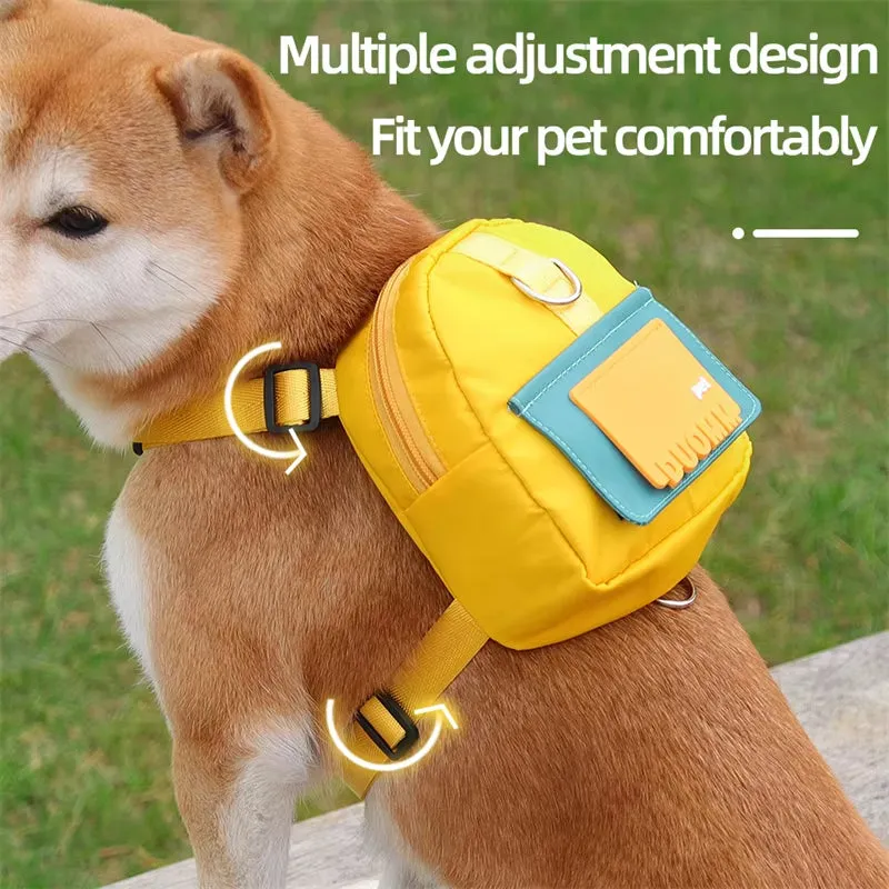 Dog Backpack Harness with Leash