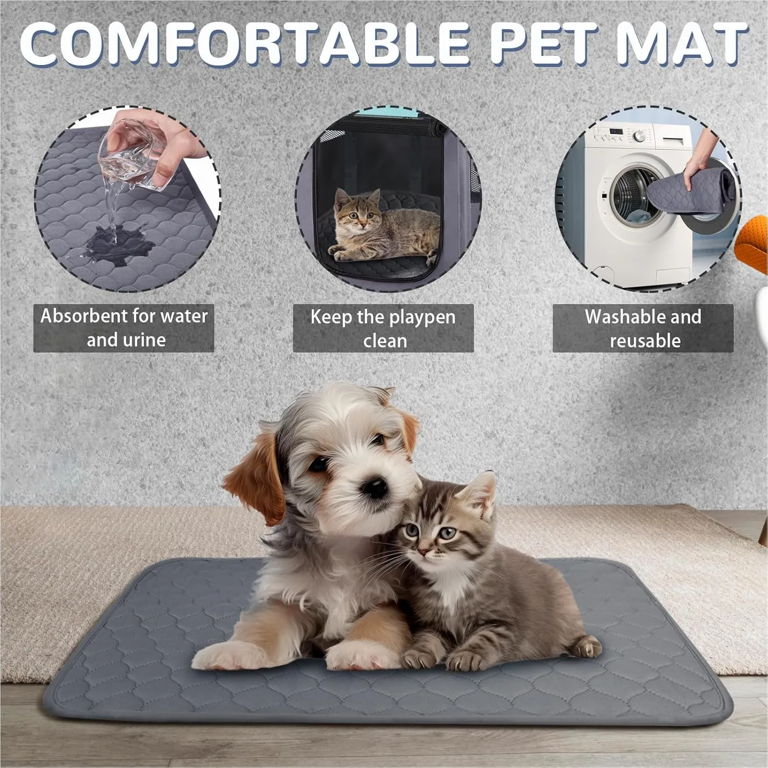 Dog Playpen,Cat Crate,Portable Pet Playpen, Foldable Kennel for Puppy Kitten Rabbit,Breathable Shade Cover,Indoor Outdoor Travel Camping Use for Puppy Cat Dog Green S