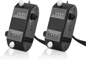 Dual Pitch Counter Baseball, Pitch Counter Clicker Black for Baseball Pitch Counter Clicker Black Umpire Clicker Counter for Coaching, Knitting, People, Lap, Fishing, Golf