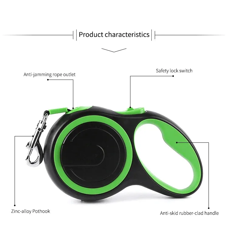Durable Retractable Dog Leash - Ideal for Outdoor Training