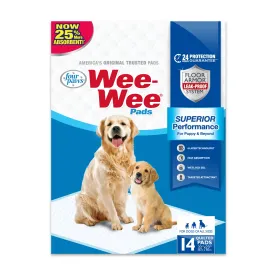 Four Paws Wee-Wee Superior Performance Puppy & Dog Training Pads 14 Count - Standard 22 in X 23 in