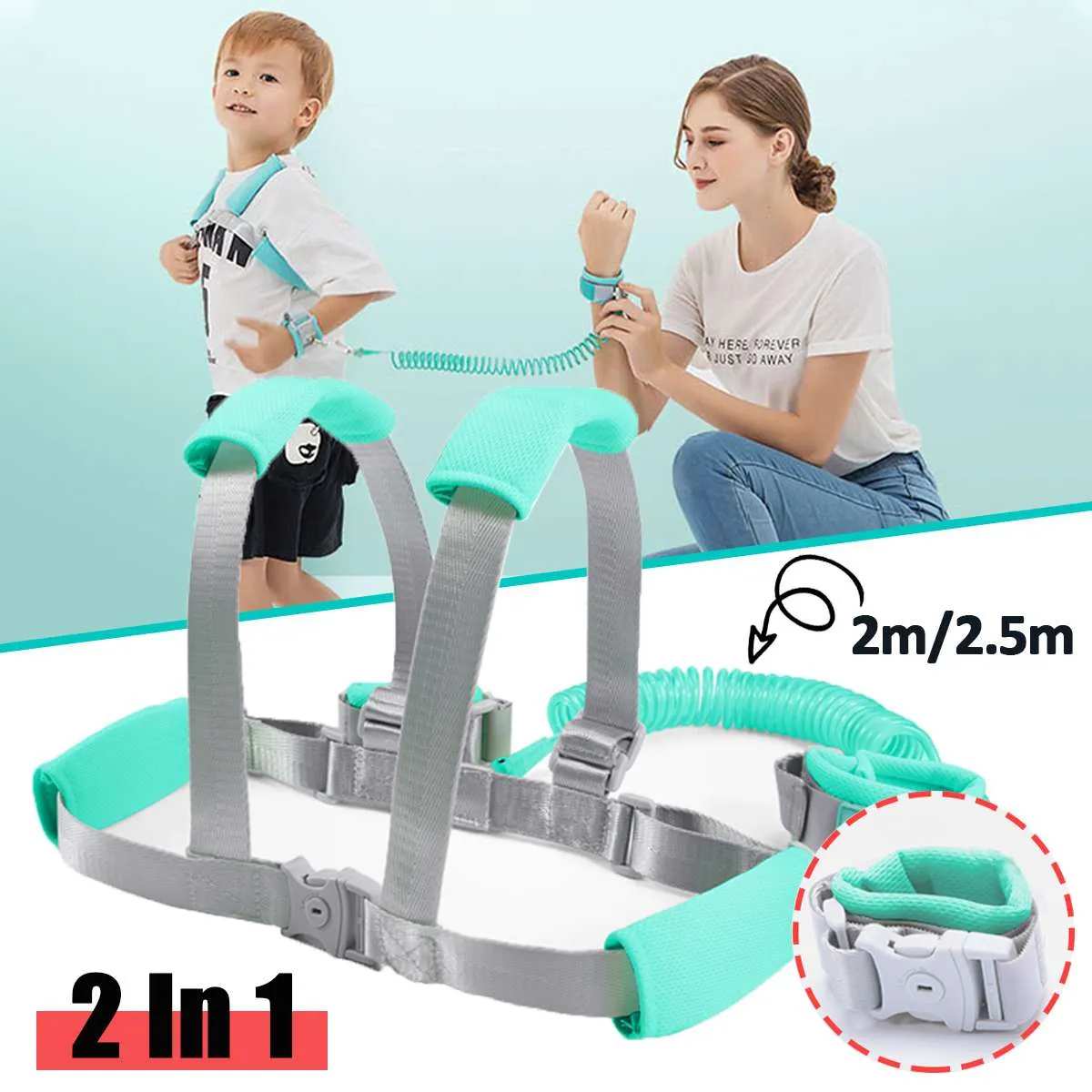Kids Children's Anti-lost Belt Traction Rope Baby Anti-lost Rope Backpack Walking Baby Artifact | Brodtica.com