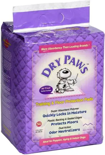 Midwest Dry Paws Absorbent and Quilted Floor and Training Dog Pads - 14 Pack - L:24" X W:30"