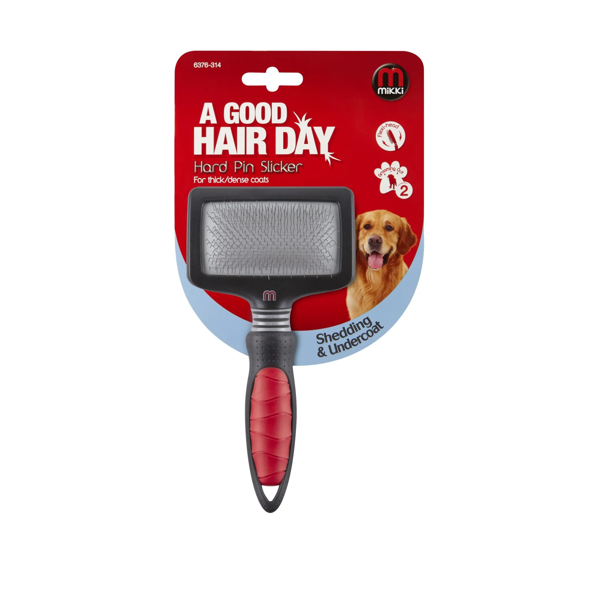 Mikki Hard Pin Slicker Brush