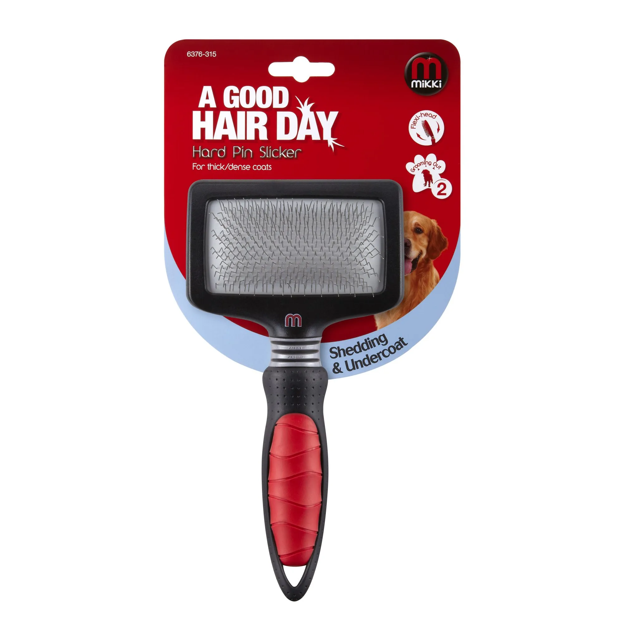 Mikki Hard Pin Slicker Brush