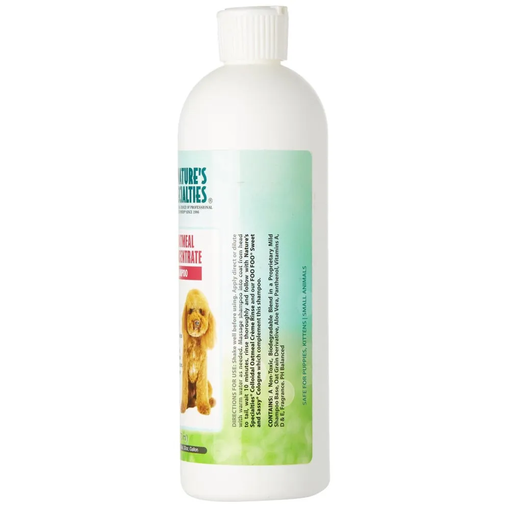 Nature's Specialties Colloidal Oatmeal Medicated Concentrate Shampoo For Pets 16oz
