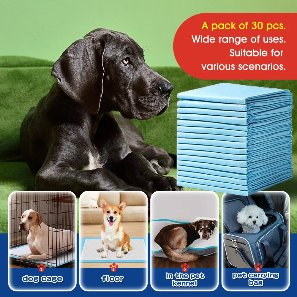 Nezo 34 x 46 inch Pee Pads with 6 Layer Leak-Proof and Super Absorbent 30/180count