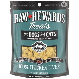 Northwest Naturals Raw Rewards Chicken Liver Grain-Free Freeze-Dried Dog and Cat Treats