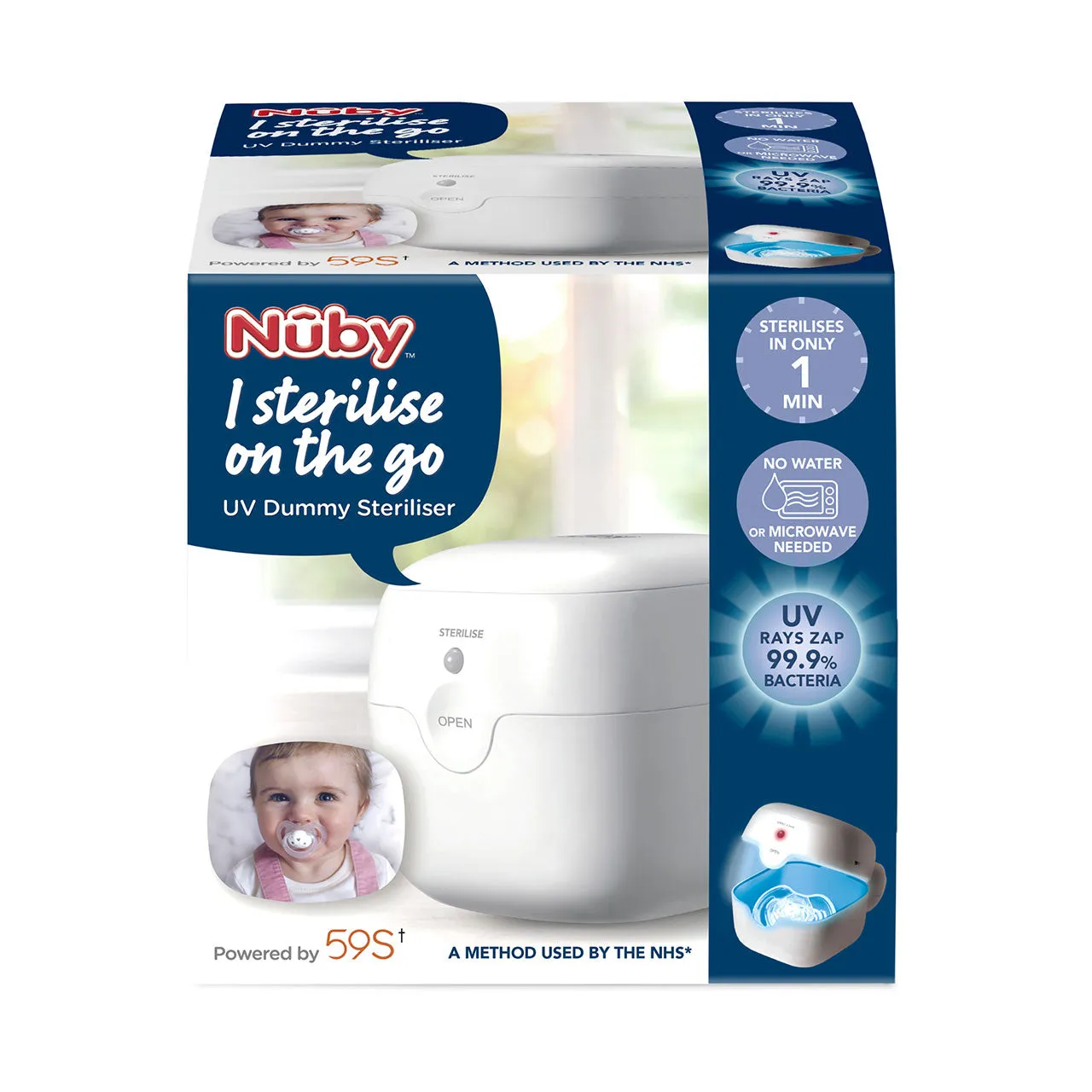 Nuby Sterilising UV Soother Pod