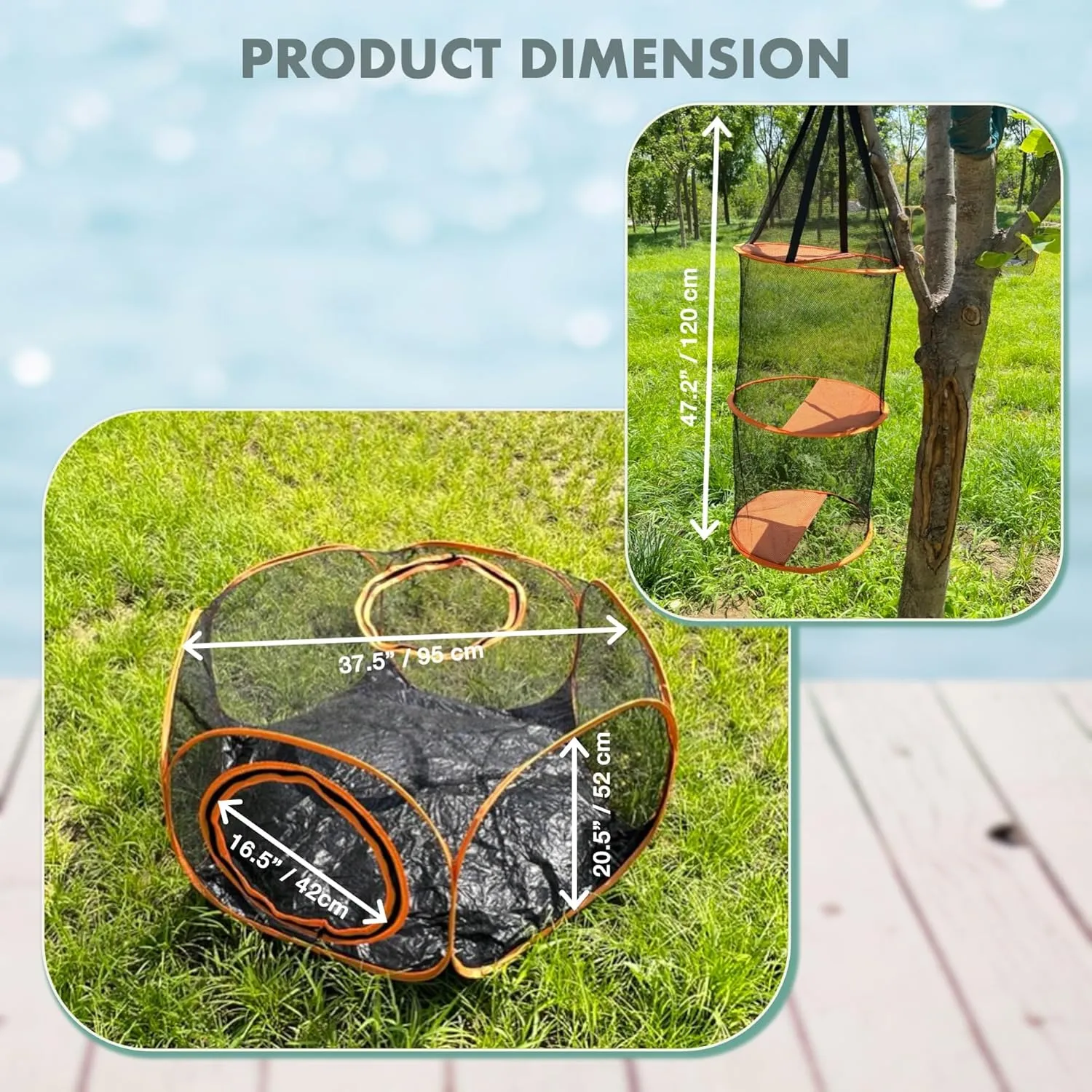 Outdoor Indoor Cat Tent Playpen Hexagon & Tower, Easy Assembly Pop-Up Pet Toy, Portable Foldable Soft Enclosure for Kitty Puppy Rabbit Small Animals, Collapsible Expandable Pen for Customizable Mazes