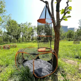 Outdoor Indoor Cat Tent Playpen Hexagon & Tower, Easy Assembly Pop-Up Pet Toy, Portable Foldable Soft Enclosure for Kitty Puppy Rabbit Small Animals, Collapsible Expandable Pen for Customizable Mazes