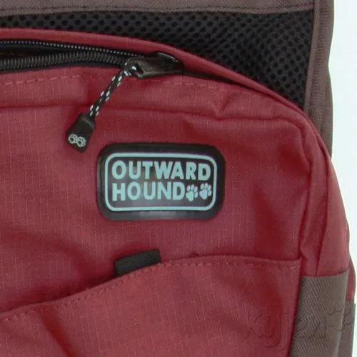 Outward Hound Kyjen Excursion Dog Backpack, Medium, Red Clay and Java