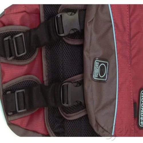Outward Hound Kyjen Excursion Dog Backpack, Medium, Red Clay and Java