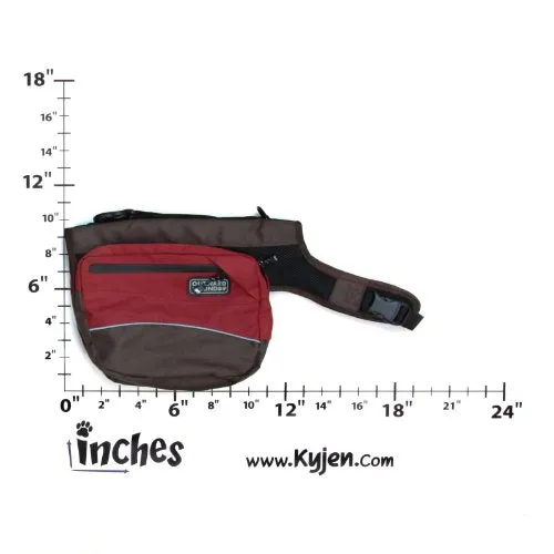 Outward Hound Kyjen Excursion Dog Backpack, Medium, Red Clay and Java
