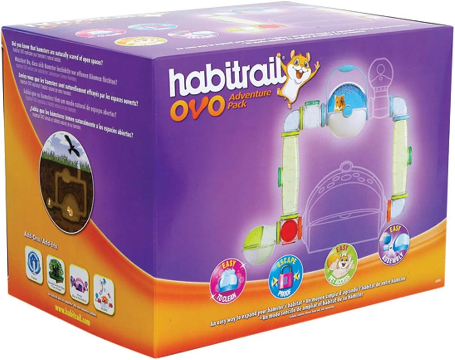 OVO Adventure Pack, Hamster Cage & Accessories, Small Animal Habitat