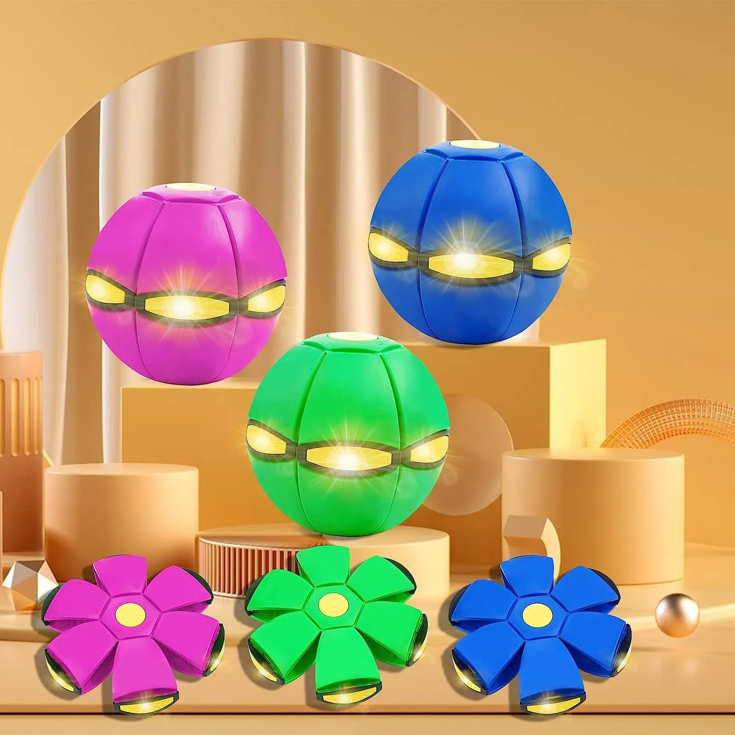 Pet Flying Saucer Ball Toys