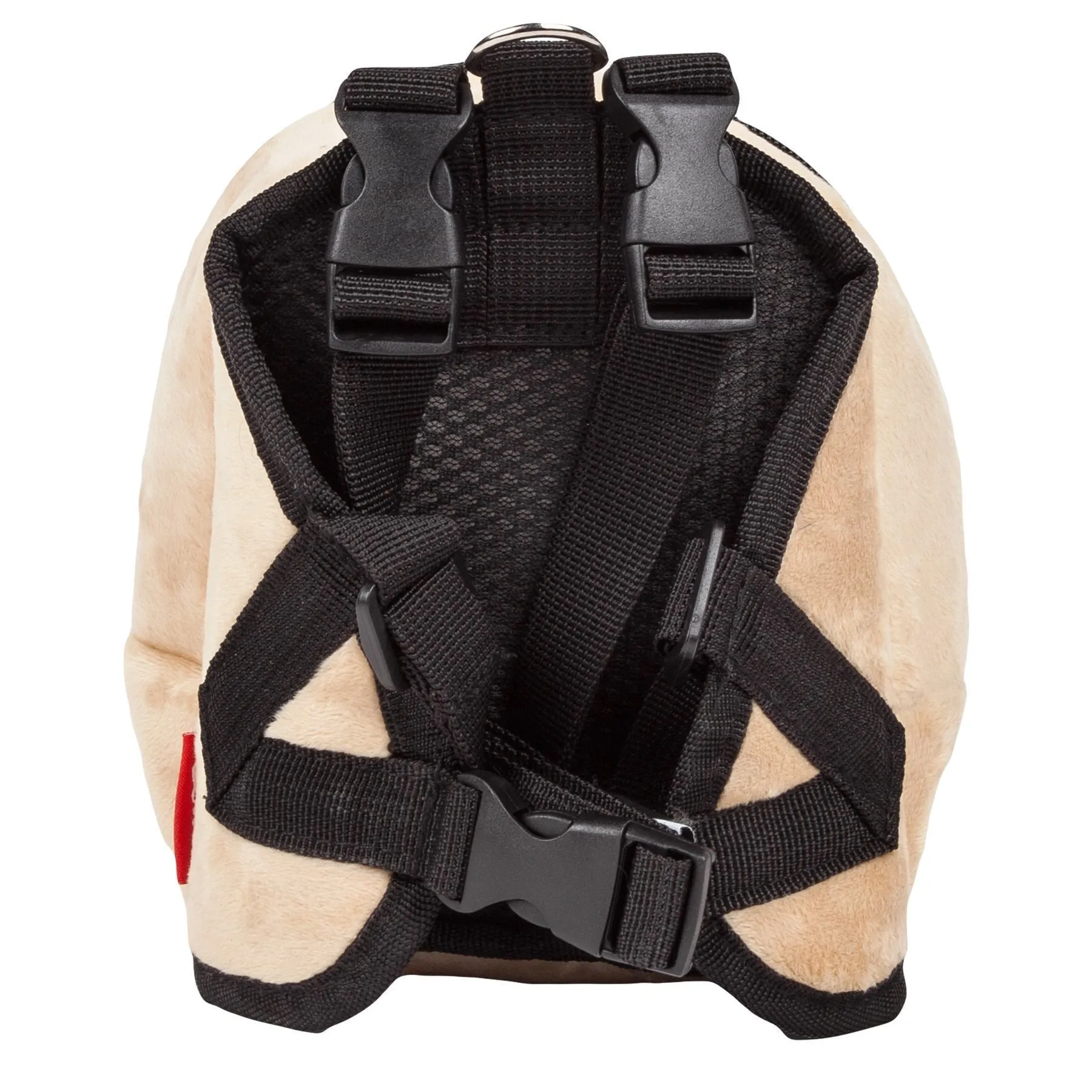 Pet Life ® 'Teddy Tails' Dual-Pocketed Animated Fashion Dog Harness Backpack