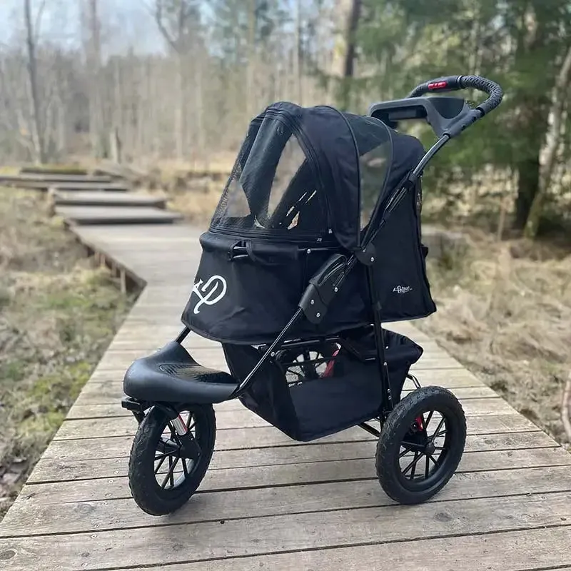 Petique Chinook Pet Stroller incl. Free Rain Cover