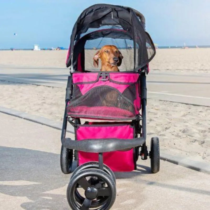 Petique, Durable Dog Stroller - Cap. 50 lbs.