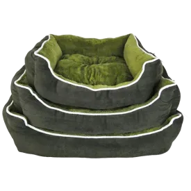 Slumber Green Corduroy Dog Bed
