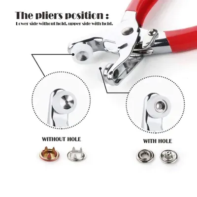 SmartMart® Snap Button Tool Kit With 20 Tich Button