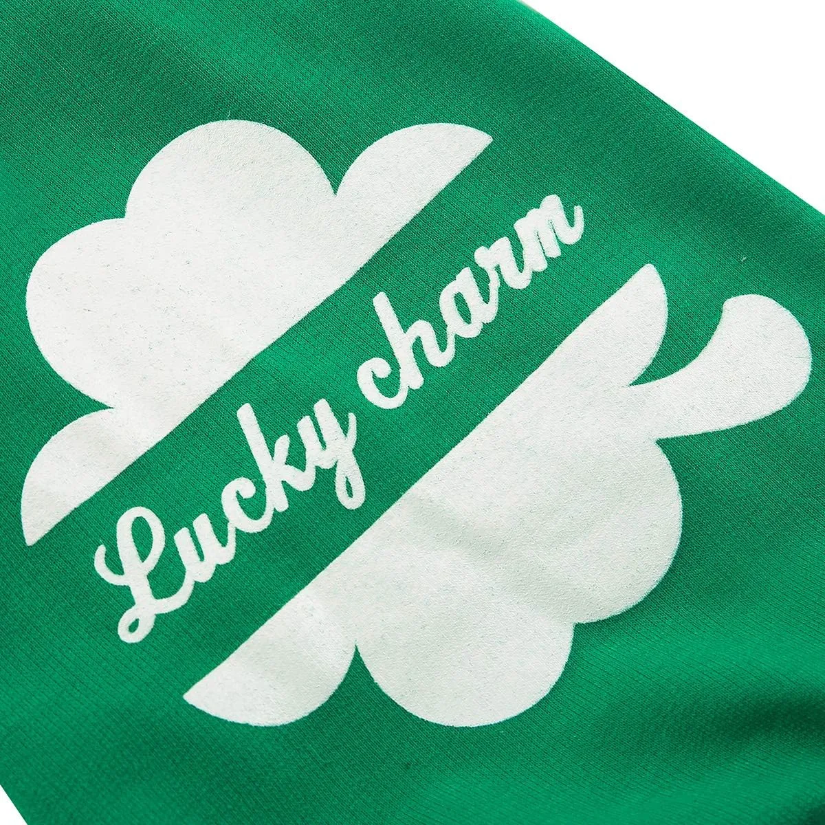 St Patrick's Day Pet Dog Hoodies Funny Lucky Charm Shirt Cute Puppy Costume Clothes for Small Medium Dogs Cats Pets (XL)