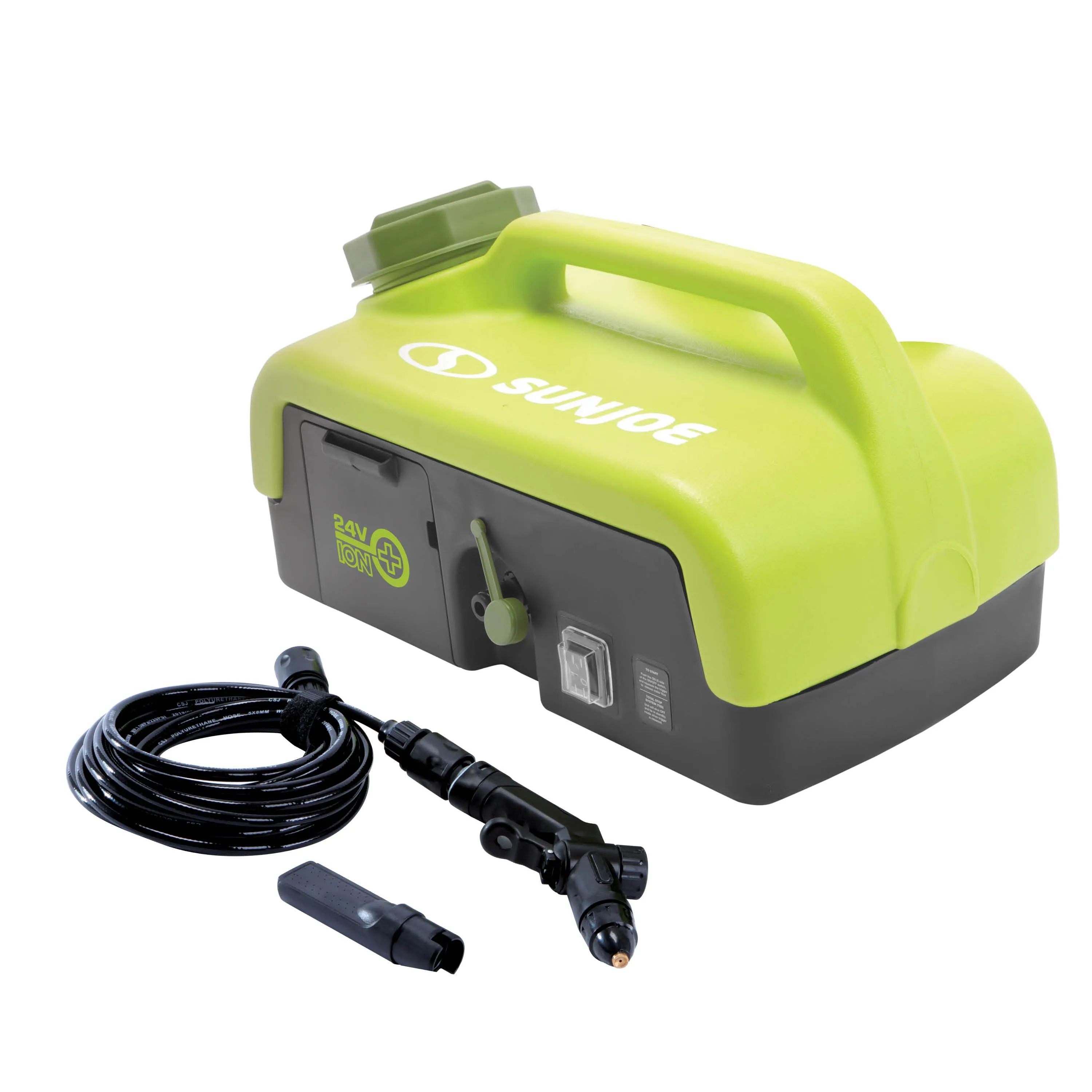Sun Joe 24V-PSW25-CT 24V iON  Cordless Go-Anywhere Portable Sink/Shower Spray Washer | 2.5 Gal | Tool Only | 116 PSI Max* | 1.5 GPM Max*