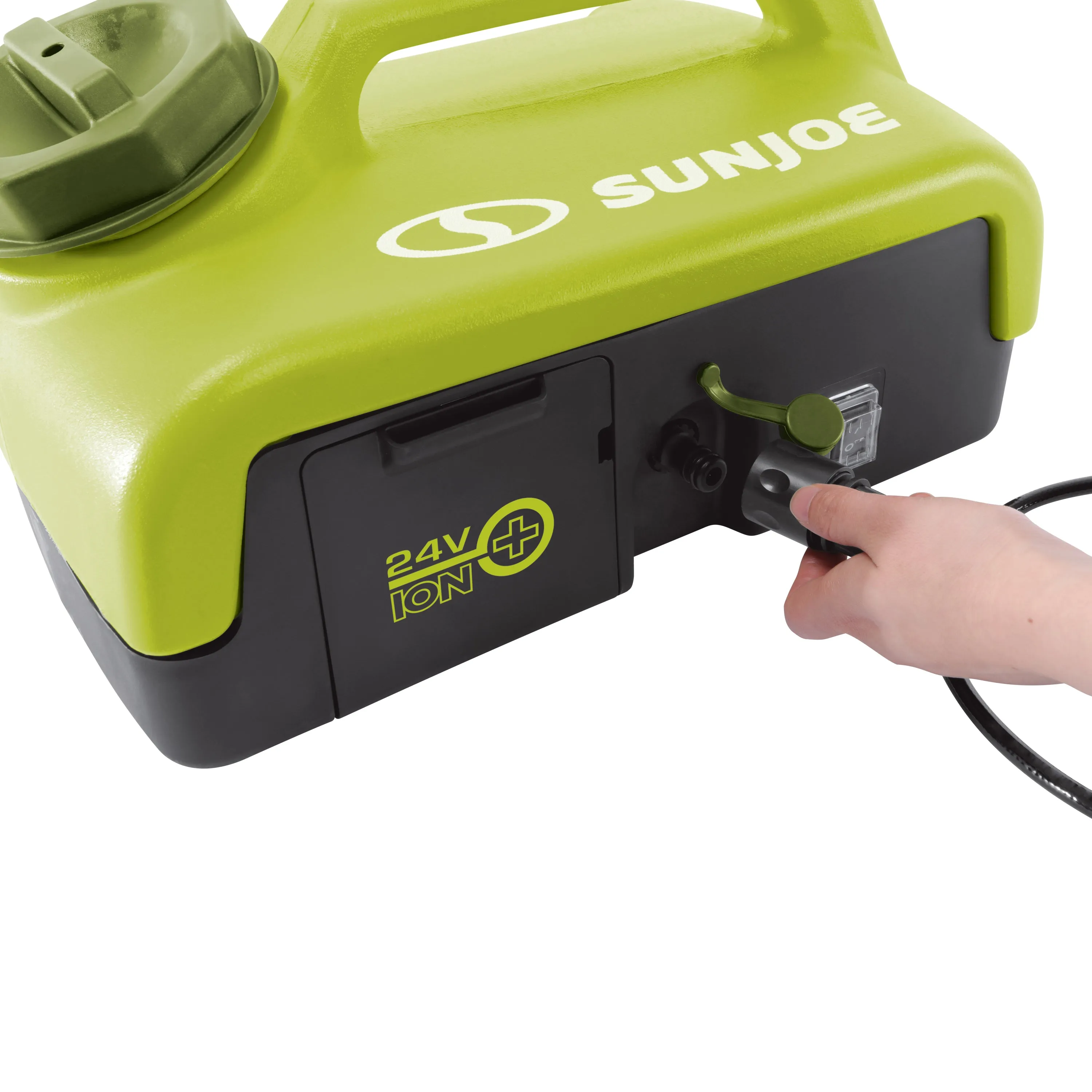 Sun Joe 24V-PSW25-CT 24V iON  Cordless Go-Anywhere Portable Sink/Shower Spray Washer | 2.5 Gal | Tool Only | 116 PSI Max* | 1.5 GPM Max*