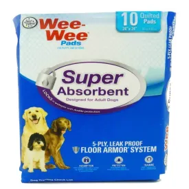 Super Absorbent Dog and Puppy Training Pads - Wee-Wee Super Absorbent Pads - Four Paws