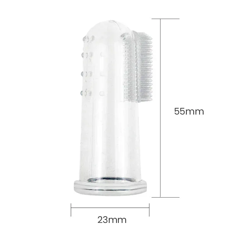 Super Soft Pet Finger Toothbrush for Easy Teeth Cleaning