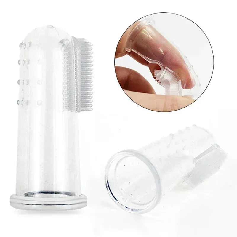 Super Soft Pet Finger Toothbrush for Easy Teeth Cleaning